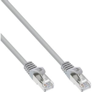InLine Patch Cable SF/UTP Cat.5e grey 10m